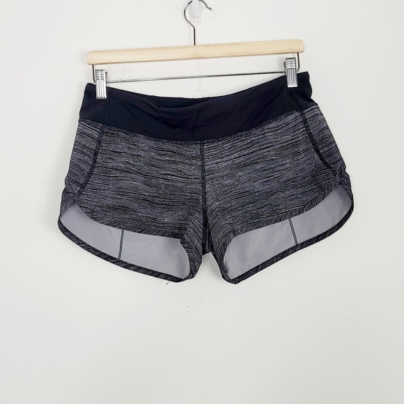 lululemon athletica Pants - Lululemon heathered gray low rise sports workout shorts